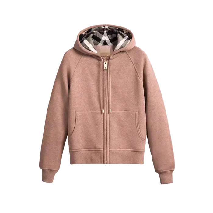CHECK– ZIP HOODIE