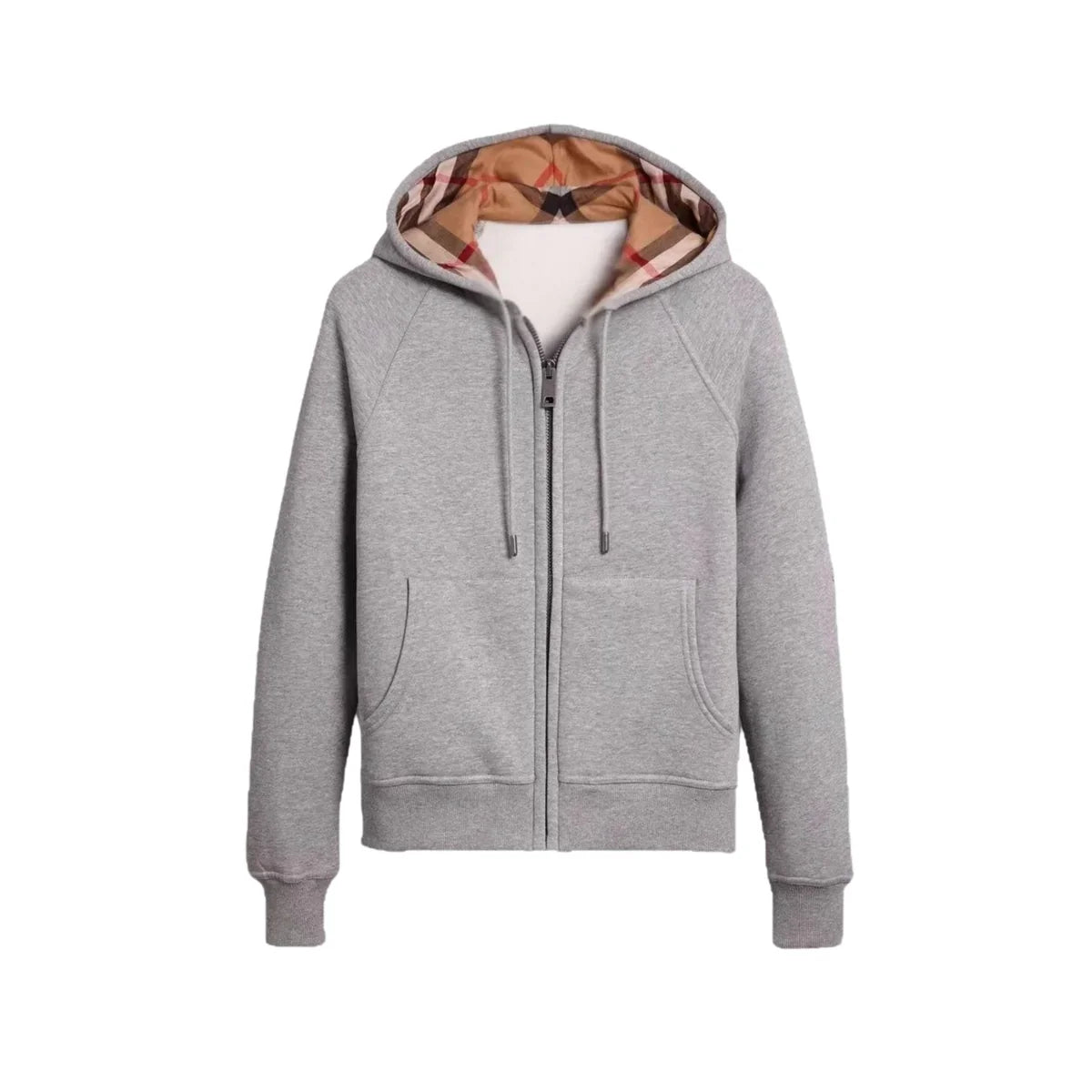 CHECK– ZIP HOODIE