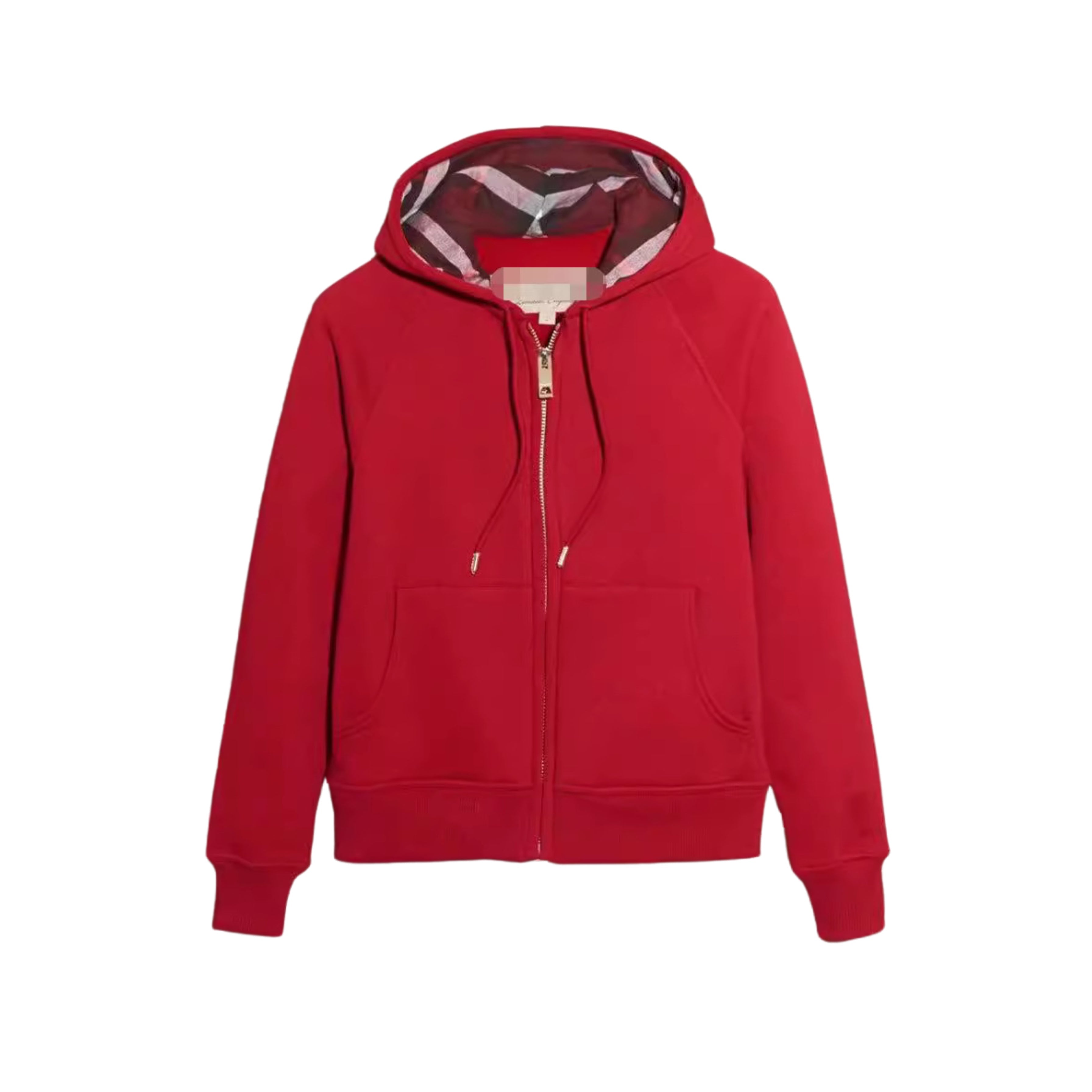 CHECK– ZIP HOODIE