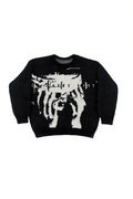 'Telepathy' Graphic Knitted Sweater